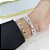 Pulseira Bijuteria Dourado e Prata Strass - Imagem 4
