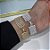 Pulseira Bijuteria Dourado e Prata Strass - Imagem 4