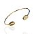 Bracelete Folheado Ouro 18k e Prata 925 Búzios - Imagem 1