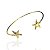 Bracelete Folheado Ouro 18k e Prata 925 Estrela - Imagem 1