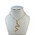 Colar Folheado Ouro 18k e Prata 925 Serpente - Imagem 1