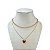 Choker Dupla Folheada Ouro 18k e Prata 925 Riviera Borboleta - Imagem 3