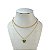 Choker Dupla Folheada Ouro 18k e Prata 925 Riviera Borboleta - Imagem 1