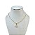 Choker Folheada Ouro 18k e Prata 925 Bolinhas Borboleta - Imagem 1