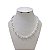 Colar Folheado Ouro 18k e Prata 925 Correntaria Elos Bolinhas Inspired Fina - Imagem 1