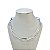 Choker Folheada Ouro 18k e Prata 925 Elos Oval Cumprido Laminado - Imagem 2