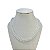 Choker Folheada Ouro 18k e Prata 925 Elos Duplo Lixada - Imagem 2