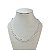 Choker Folheada Prata 925 Elos 3x1 - Imagem 1