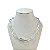 Choker Folheada Prata 925 Elos Oval Quadrado - Imagem 1