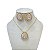 Conjunto Folheado Ouro 18k e Prata 925 Gota Cravejada - Imagem 1