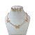 Conjunto Folheado Ouro 18k e Prata 925 Riviera Borboleta Cravejada - Imagem 1