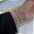 Pulseira Folheada Ouro 18k e Prata 925 Riviera Trava - Imagem 4
