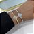 Pulseira Folheada Ouro 18k e Prata 925 Trevo Cravejado Inspired - Imagem 2