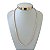Colar Longo Folheado Ouro 18k e Prata 925 Riviera Trava Grossa - Imagem 1