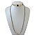Colar Longo Folheado Ouro 18k e Prata 925 Riviera Trava Fina - Imagem 1