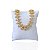 Pulseira Folheada Ouro 18k e Prata 925 Navetes Cravejado - Imagem 1