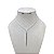 Colar Folheado Ouro 18k e Prata 925 Palito Liso - Imagem 1