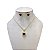 Conjunto Folheado Ouro 18k e Prata 925 Coração Cravejado - Imagem 2