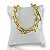 Pulseira Folheada Ouro 18k e Prata 925 Elos Bolinhas Fina - Imagem 1