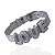 Pulseira Folheada Ouro 18k e Prata 925 Charm Love Cravejado - Imagem 4