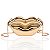 Bolsa Clutch Dourado e Prata Inspired Boca - Imagem 1