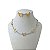 Conjunto Folheado Ouro 18k e Prata 925 Riviera Borboleta Cravejada - Imagem 2