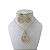 Conjunto Folheado Ouro 18k e Prata 925 Infinito Cravejado - Imagem 1