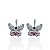 Brinco Folheado Ouro 18k e Prata 925 Borboleta Cravejada - Imagem 4