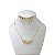 Conjunto Folheado Ouro 18k e Prata 925 Trevos Cravejado - Imagem 1