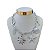 Colar Bijuteria Dourado e Prata Sereismo - Imagem 2