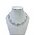 Choker Bijuteria Dourado e Prata Conchas - Imagem 2