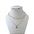 Choker Dupla Folheada Ouro 18k e Prata 925 Riviera Nossa Senhora - Imagem 1