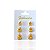 Trio Brincos Folheado Ouro 18k e Prata 925 Gota Cristal Cravejado - Imagem 8