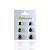 Trio Brincos Folheado Ouro 18k e Prata 925 Gota Cristal Cravejado - Imagem 7