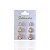 Trio Brincos Folheado Ouro 18k e Prata 925 Gota Cristal Cravejado - Imagem 1