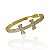 Bracelete Folheado Ouro 18k e Prata 925 Inspired H Cravejado - Imagem 1
