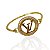 Bracelete Folheado Ouro 18k e Prata 925 Inspired LV Cravejado - Imagem 1