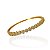 Bracelete Folheado Ouro 18k e Prata 925 Corações Cravejado - Imagem 1