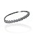Bracelete Folheado Ouro 18k e Prata 925 Redondo Cravejado - Imagem 3