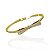 Bracelete Folheado Ouro 18k e Prata 925 Laço Cravejado - Imagem 1
