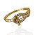 Bracelete Folheado Ouro 18k e Prata 925 Inspired Trava Cravejado - Imagem 1