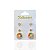 Trio Brincos Folheado Ouro 18k e Prata 925 mandala Cravejada - Imagem 3