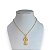 Colar Folheado Ouro 18k Nossa Senhora Strass - Imagem 1