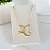 Colar Folheado Ouro 18k Borboleta - Imagem 1