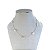 Choker Folheada Prata 925 Trevos Madrepérola - Imagem 1