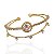 Bracelete Folheado Ouro 18k e Prata 925 Ponto De Luz Cravejado - Imagem 1