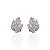 Brinco Folheado Ouro 18k e Prata 925 Folhas Cravejada - Imagem 2