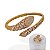 Conjunto Anel e Bracelete Folheado Ouro 18k e Prata 925 Gotas Navetes Cravejado - Imagem 1