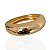 Bracelete Folheado Ouro 18k e Prata 925 Abaulado - Imagem 1