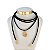 Choker Couro Bijuteria Dourado Country Mandala Cavalo - Imagem 1